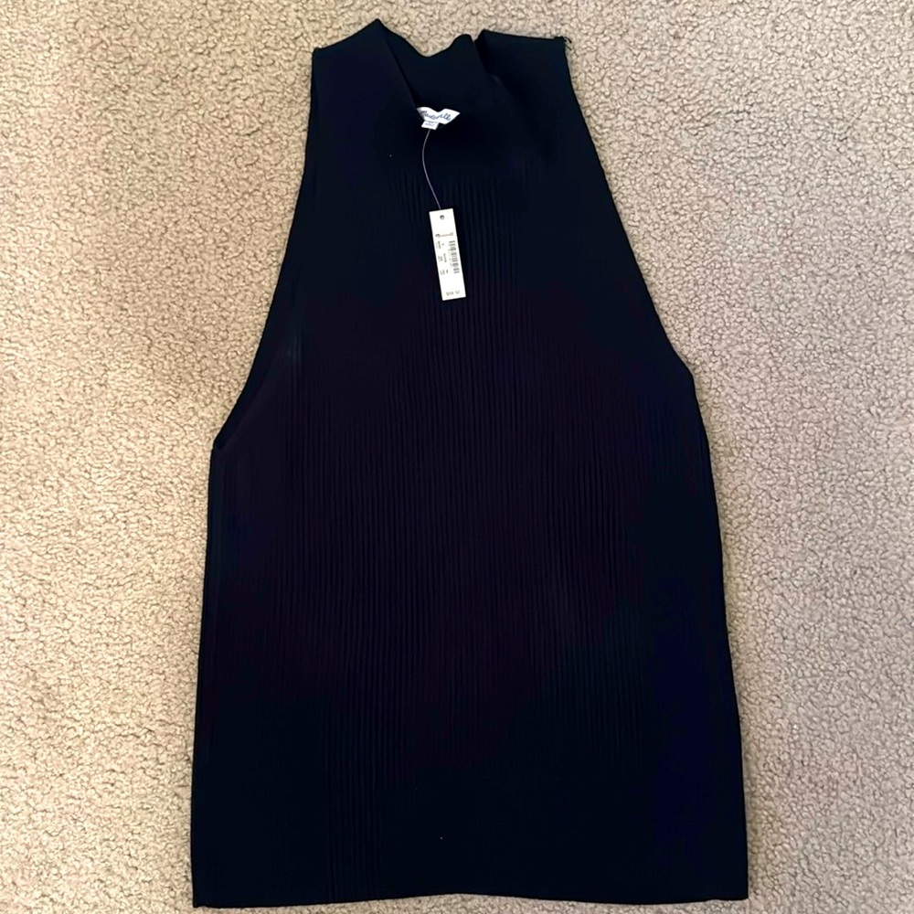 Madewell sleeveless turtleneck sweater